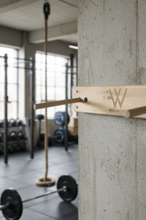 Dip Barren aus Holz zur Wandmontage